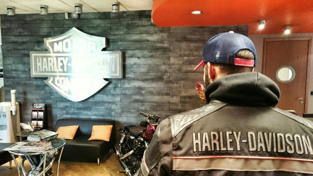 blouson harley davidson bike