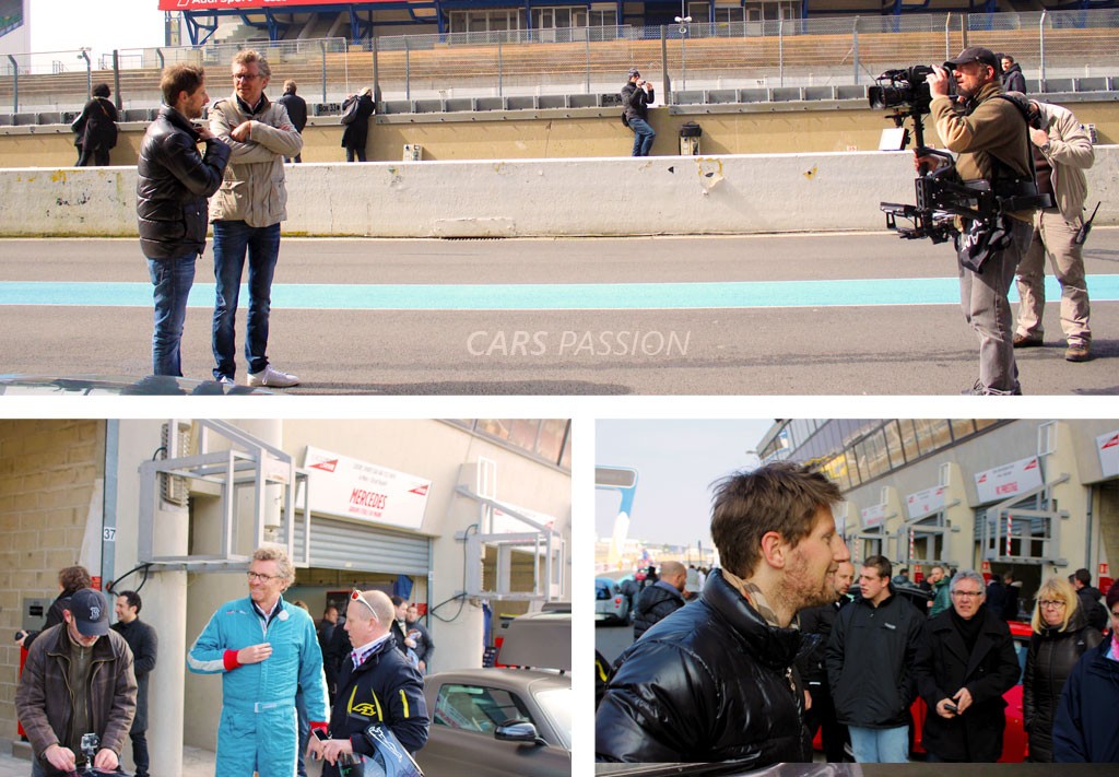 Télévision caméra Grosjean brogniart tf1 auto moto