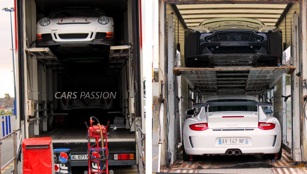 porsche racing transport Exclusive Drive