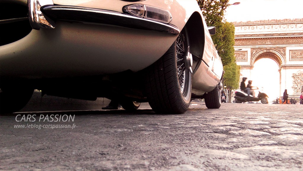 photo Jaguar E Type Car Sos paris champs élysées