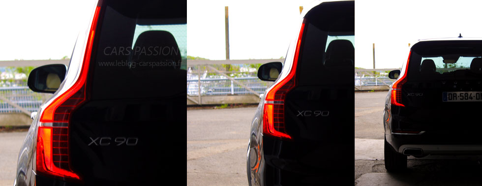 essai Volvo XC90 feux arrière LED