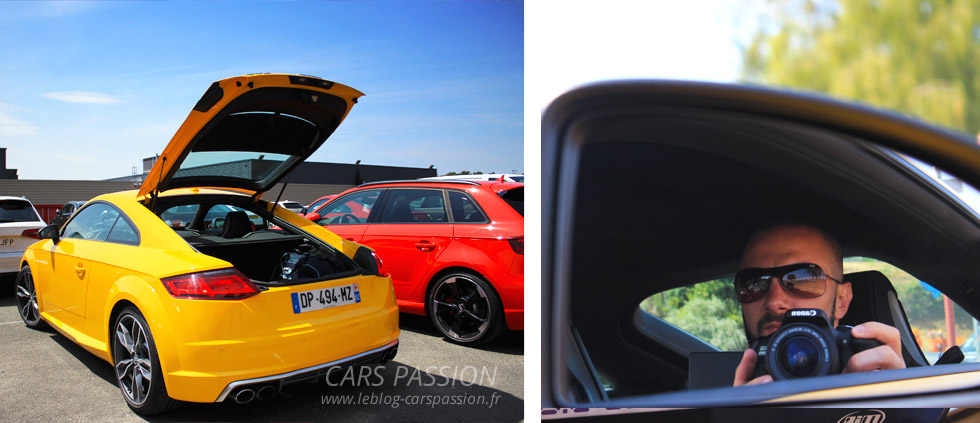 convoi Audi TTRS Audi RS3 2015 Le mans