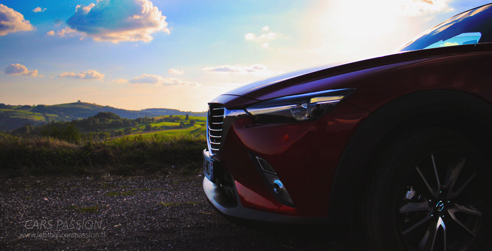 Mazda CX-3 photo sky ciel bleu essais test avis