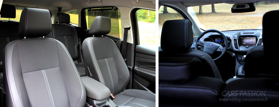Ford CMax volant coffre intérieur 5 places