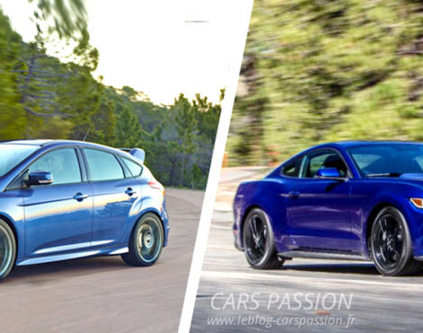 Ford Focus RS 2016 VS Mustang Ecoboost
