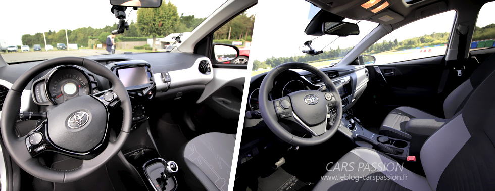 interieur Toyota Aygo Auris essence Xcity