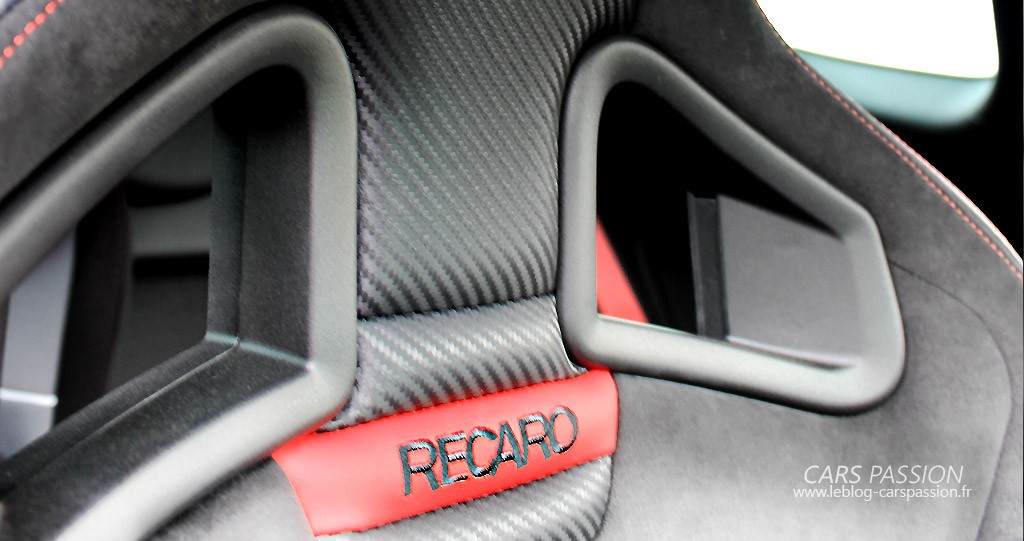 siège baquet recaro carbone Mégane rs