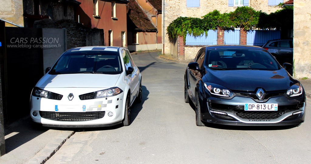 Renault Mégane 2 RS vs Mégane 3 RS trophy 275