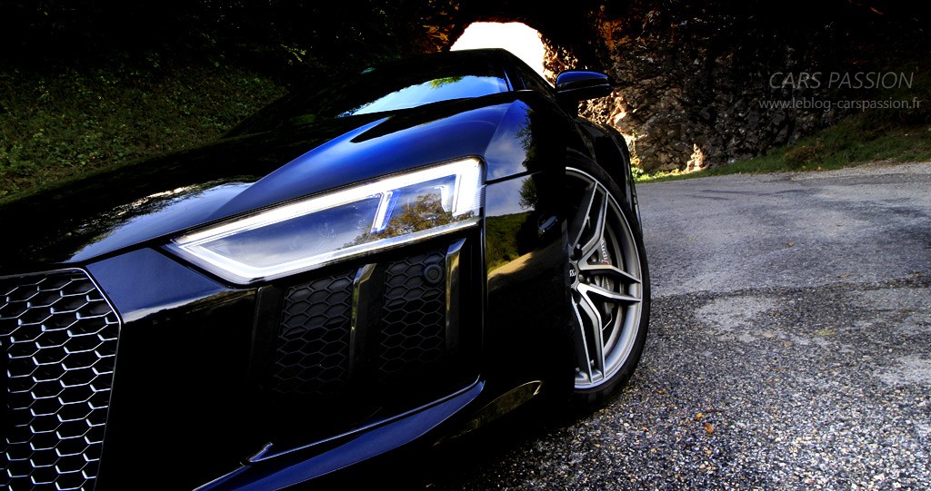 Audi R8 V10 Plus essai supercars