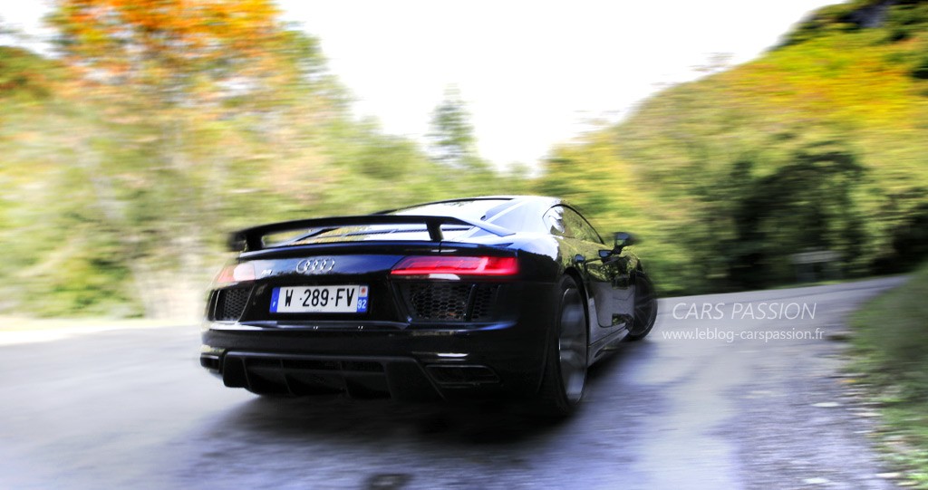 essai Audi R8 V10 Plus 2016 supercars
