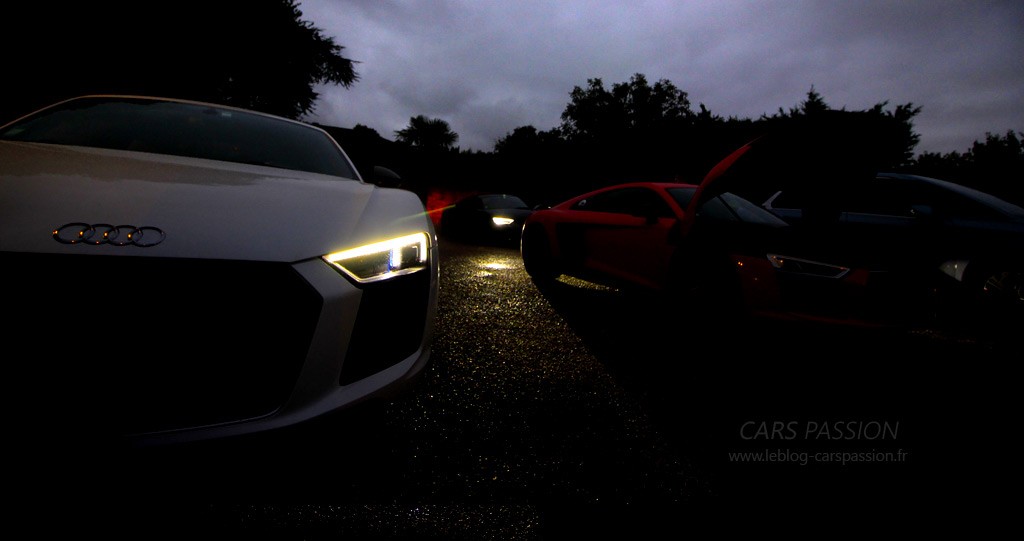 nouvelle Audi R8 photo nuit