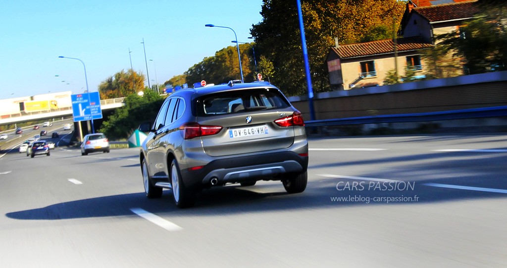 Essai Nouveau Bmw X1 2016 20D xline autoroute toulouse