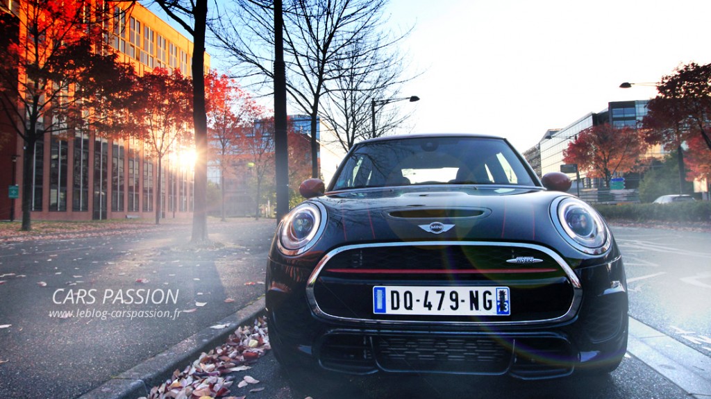 essai Mini John Cooper Works JCW calandre face avant