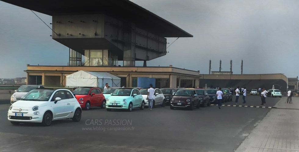 Nouvelle Fiat 500 2016 essai à Turin en Italie 3