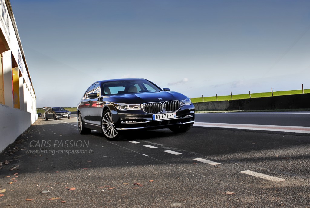 Nouvelle Bmw serie 730d circuit de Reims route avis essai berline luxe 2016