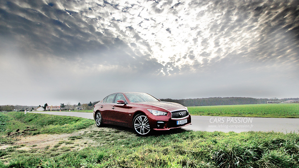 Essai Infiniti Q50 Sport 2.2d diesel campagne avis test