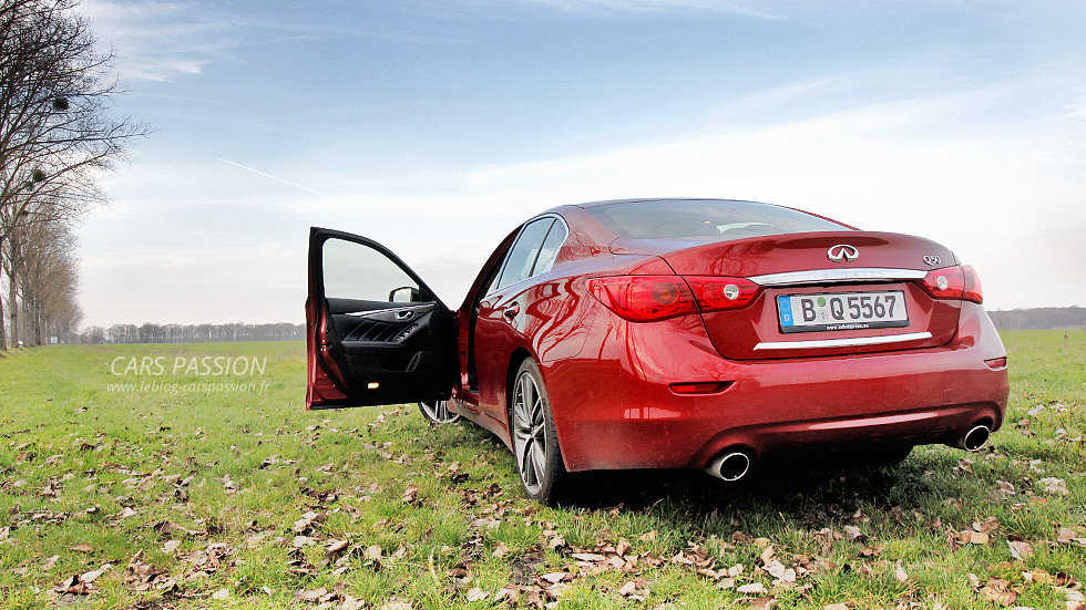 Essai Infiniti Q50 Sport diesel 2.2d 170 chevaux routes chevreuse 2