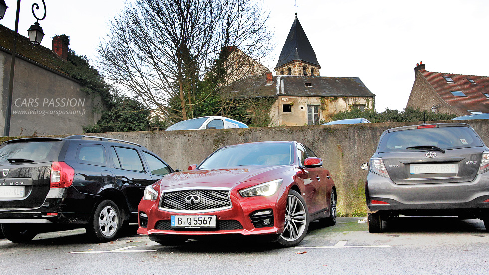 Essai Infiniti Q50 Sport 2.2d diesel Ruby Venetian