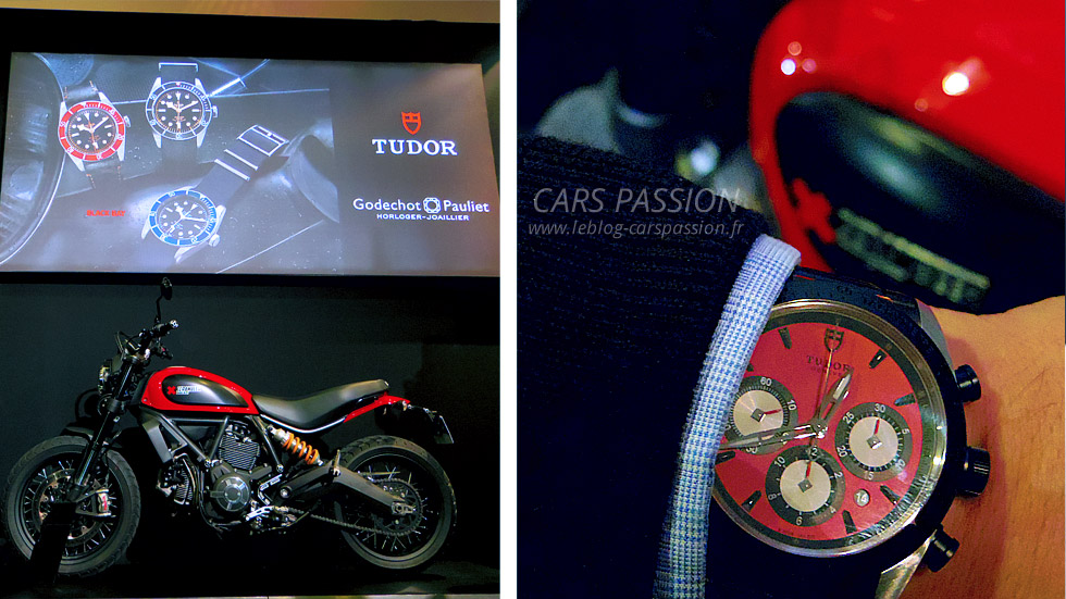 montres Tudor moto Ducati wath bike