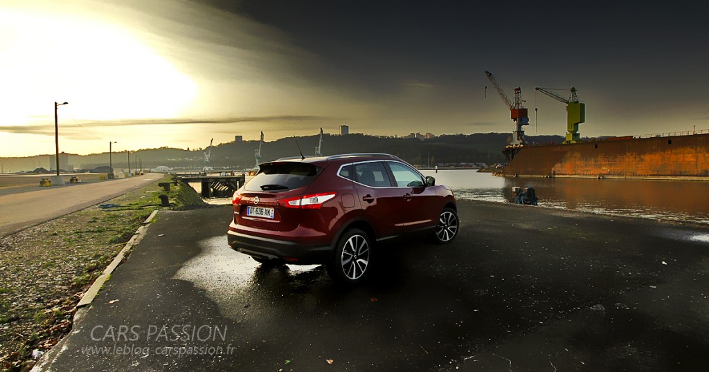 test Nissan Qashqai Tekna diesel dci 130 - port de Rouen 05