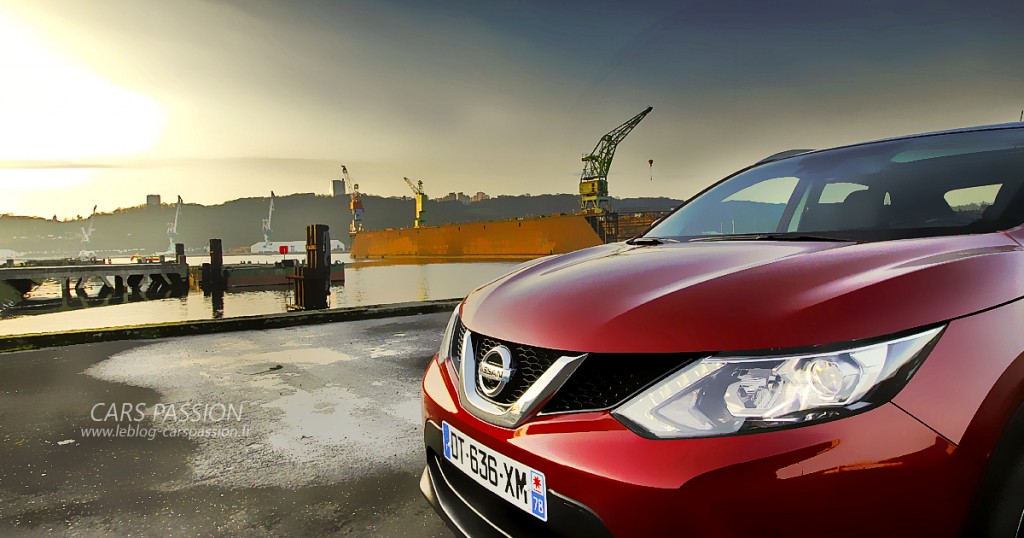 test Nissan Qashqai Tekna diesel dci 130 - port de Rouen 03