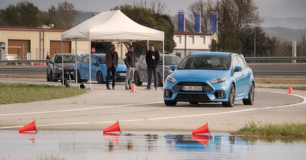 Ken Block Drift Ford Focus RS 2016 sur le circuit Michelin