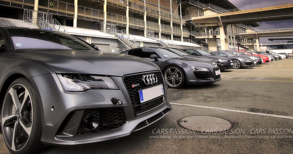 rassemblement Audi Sport RS7 R8 propriétaires gamme RS et R