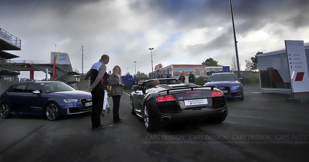 rassemblement France Audi R8 spider - Le Mans