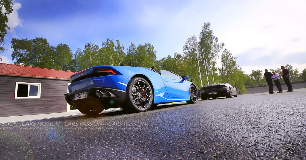 Lamborghini Huracan Spyder coupé essai - Lamborghini Paris Ouest 5