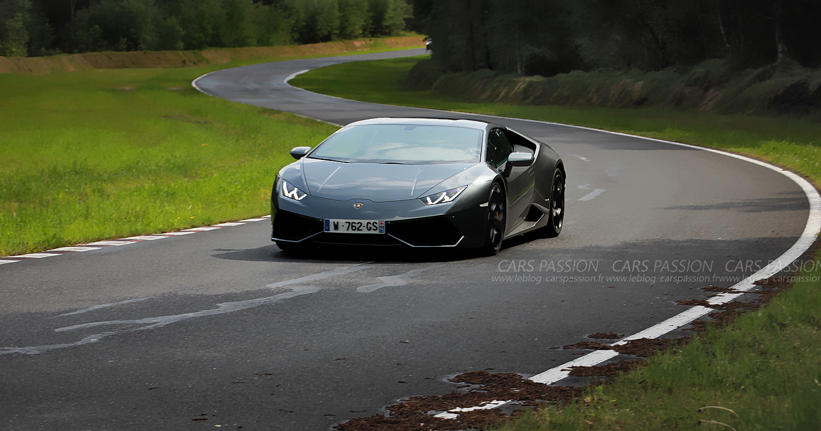 essai Lamborghini- Huracan 2016 circuit Mortefontaine