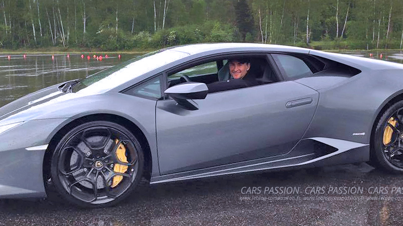 franck commercial lamborghini huracan paris