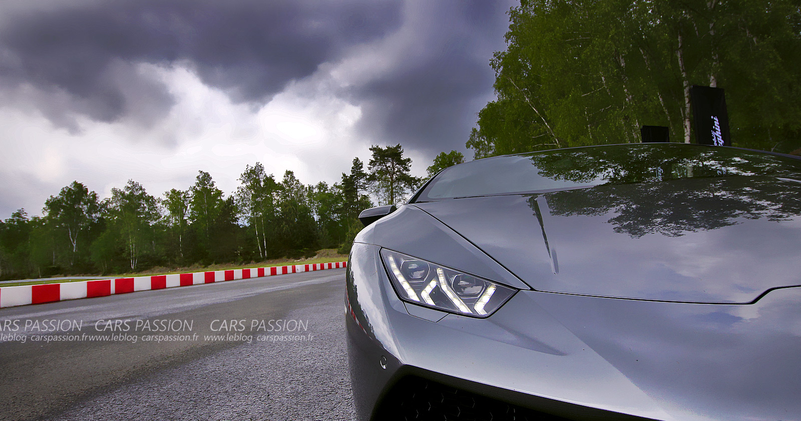 face light Led Lamborghini Huracan 2016 avec Paris Lamborghini Ouest Neubauer