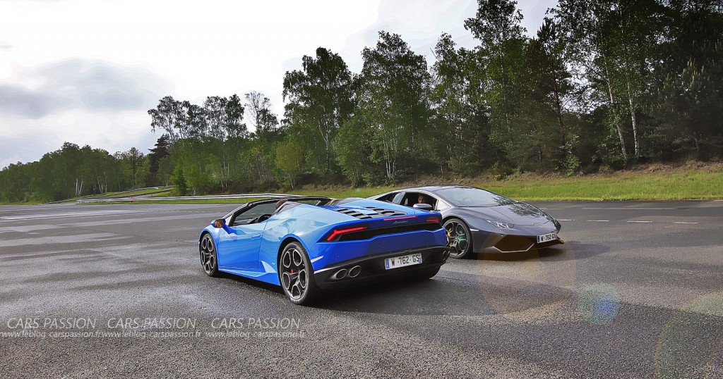 Lamborghini Huracan Spyder coupé essai - Lamborghini Paris Ouest 3