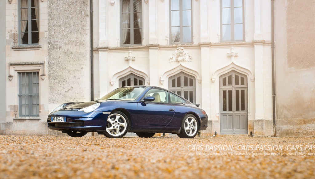 Porsche 996 carrera 2 - photographie château castel 2016