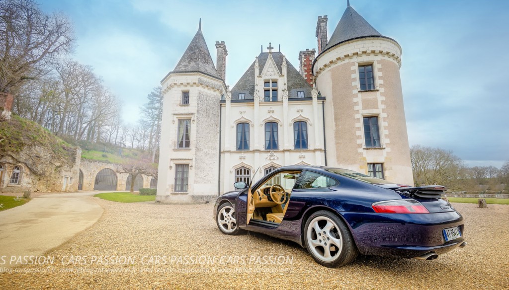 Porsche 996 carrera 2 - photographie château castel