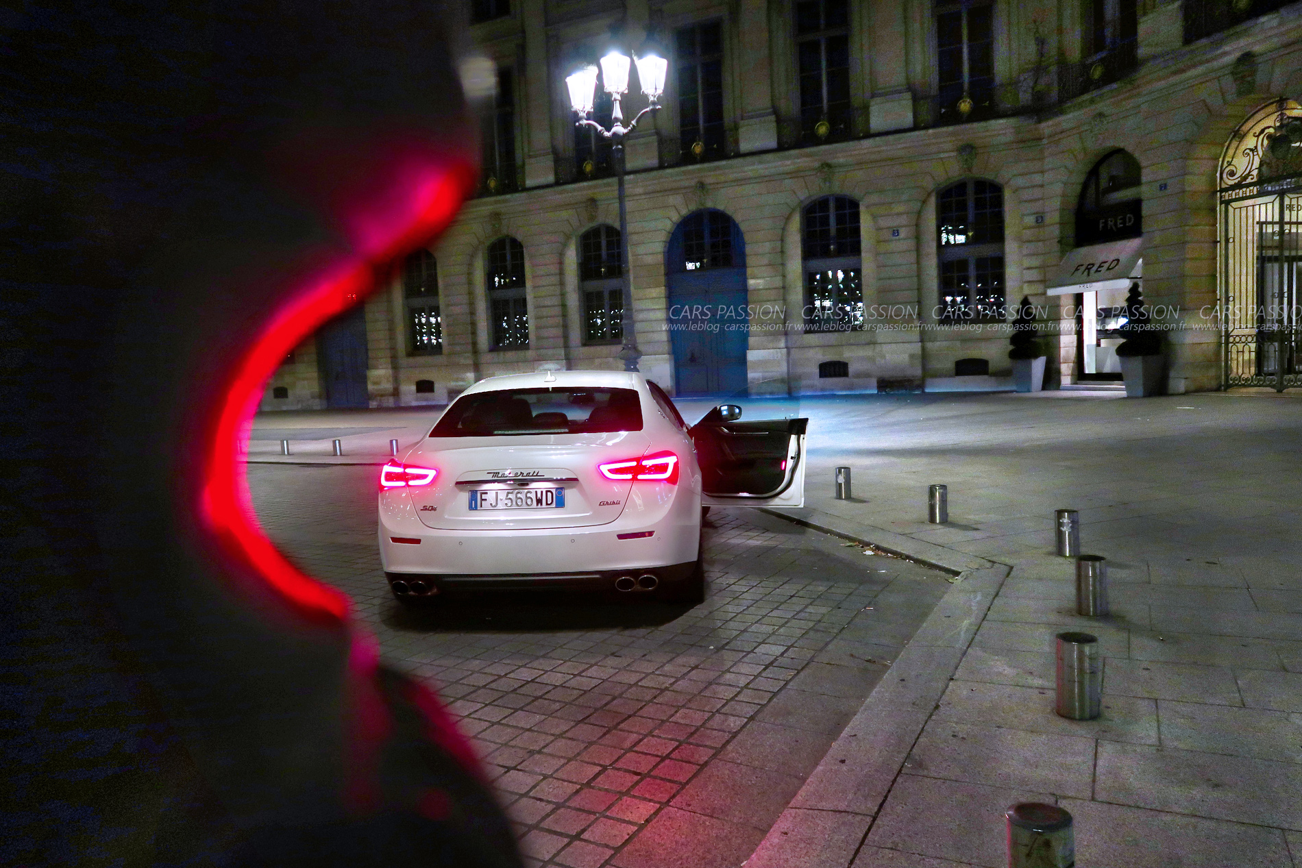 Essai MASERATI Ghibli S q4 place vendôme Paris