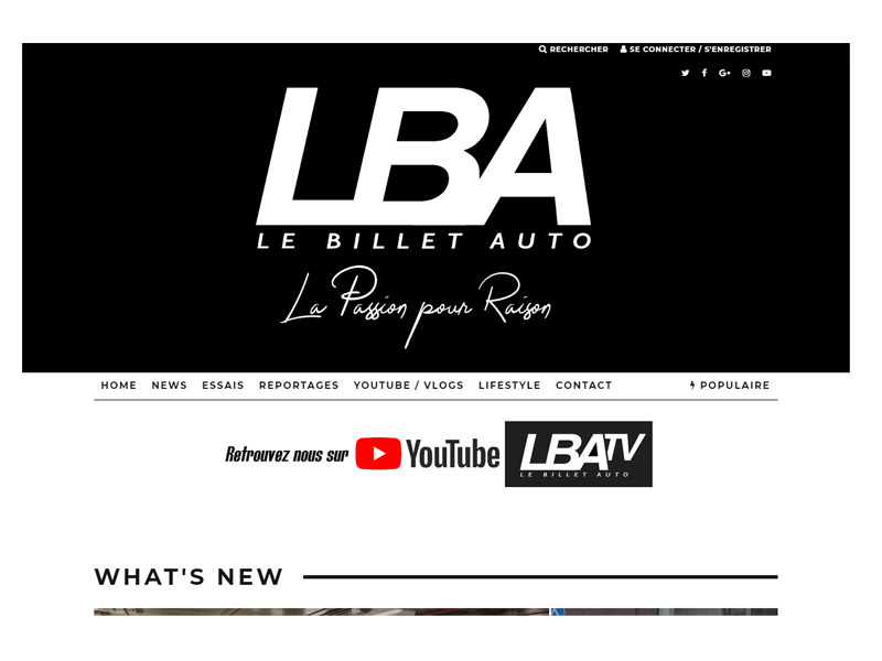 blog auto Le billet auto LBA
