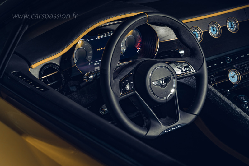 intérieur Bentley Mulliner Bacalar 2020 luxe supercar