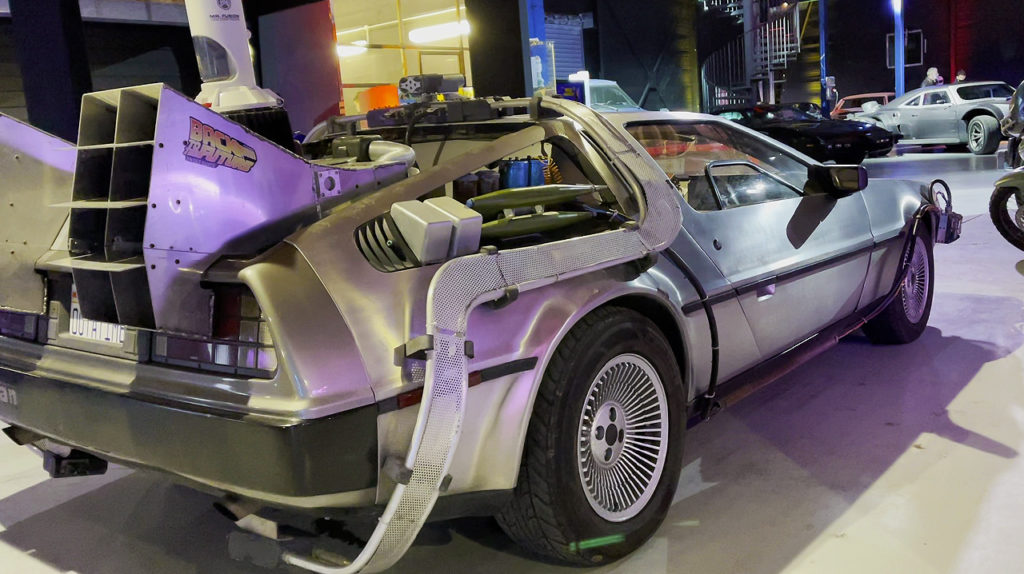 delorean dmc retour vers le futur musee movie cars central