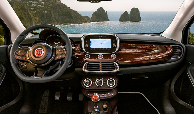 fiat 500x yachting 2021 interieur