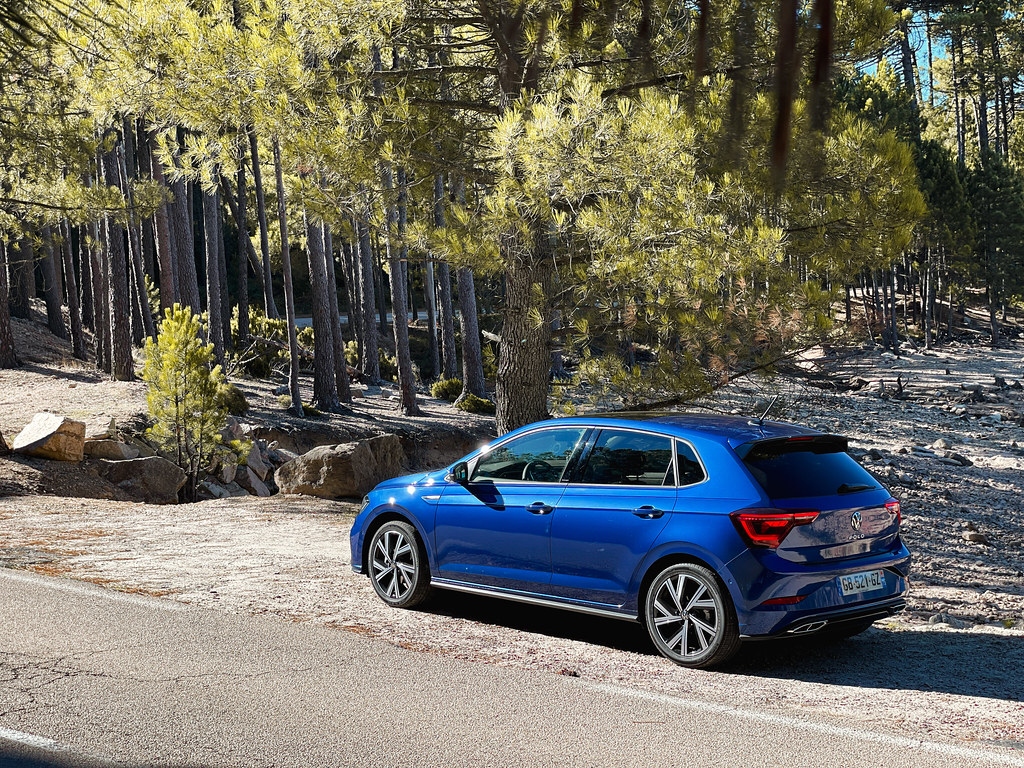 Volkswagen polo 2022 rline blue essai 2