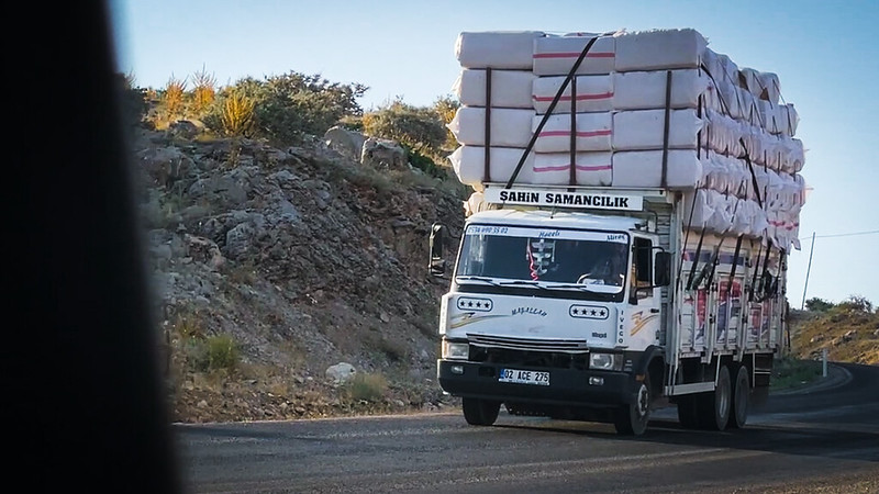 route turque D300 camion conduite