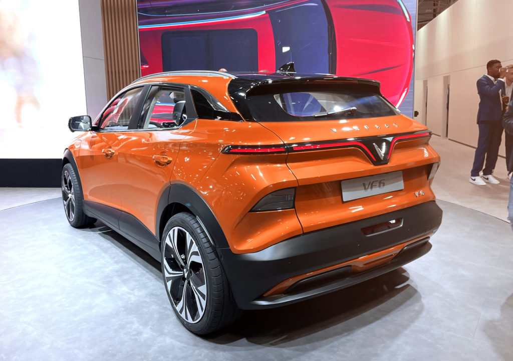 Vinfast VF 6 orange mondial auto 2022 2023 (3)