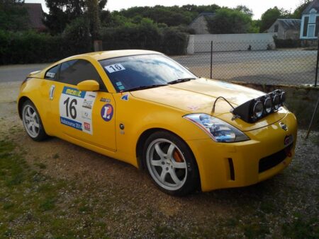 nissan 350 z rallye phare rampe nuit