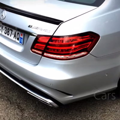 Mercedes E63 AMG en mode sound exhaust !