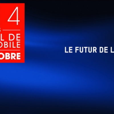 affiche et logo du salon Mondial auto 2014 de Paris