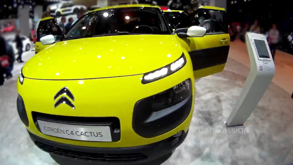 citroen c4 cactus jaune prix entrée de gamme à partir de 13900 euros