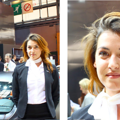 Les hôtesses les plus sexy du mondial de l'auto de paris 2014, les hôtesses Aston Martin sont vraiment très belles !