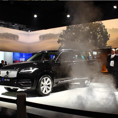 stand volovo xc90 paris mondial auto de paris 2014