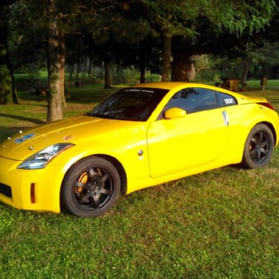 nissan 350Z- GT rallye ffsa jaune